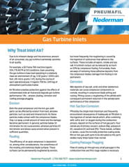 Why treat gas turbine inlet air Whitepaper